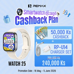 REMAX - Watch 25 IP68 Waterproof Smart Watch - Silver