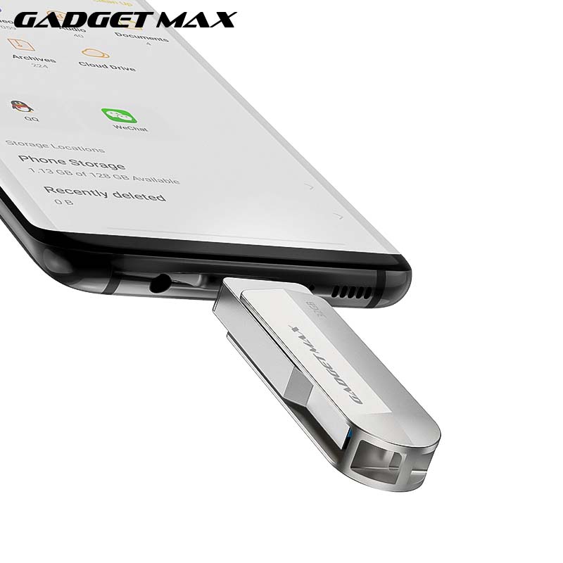 GADGET MAX GH04 (64GB) 2 IN 1 FLASH DRIVE HIGH SPEED USB3.0