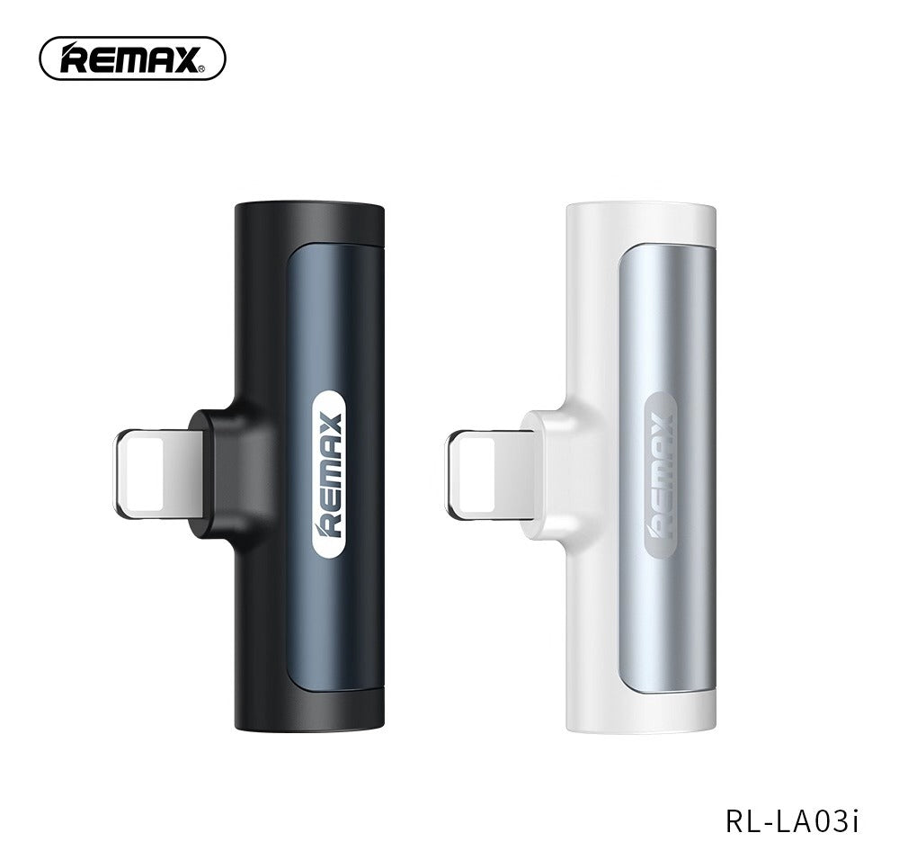 REMAX IPhone RL-LA03I  SMOOTH SERIES 3.5MM, LIGHTNING AUDIO 2.1A ADAPTER USB Audio Adapter Cable