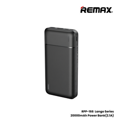 REMAX RPP-166 Lango Series 20000mAh Power Bank - Black