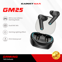 GADGET MAX GM25 Gaming Wireless True Wireless TWS Earbuds - Black