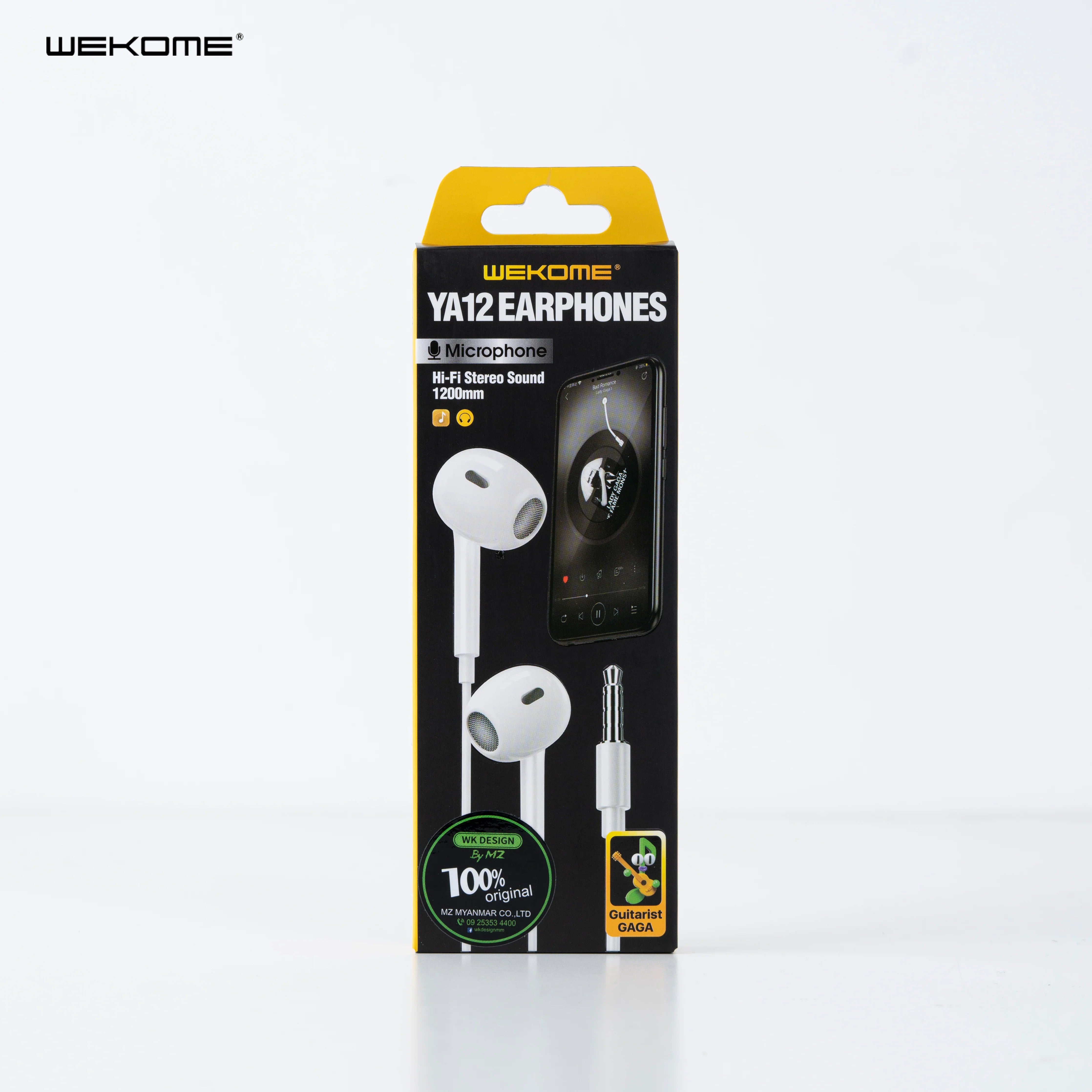 WEKOME YA12 WIRED EARPHONES 3.5MM Wired Earphone