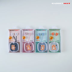 GADGET MAX GIGII-235 TIGER SERIES 3.5MM WIRED EARPHONE - WHITE
