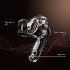 SOUNDPEATS - Capsule 3 Pro Powerful Hybrid ANC Bluetooth Wireless Earbuds - Black