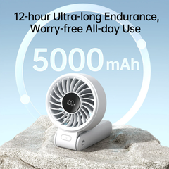 JisuLife - Handheld Fan Life 7 ( 5000mAh ) - Light Grey