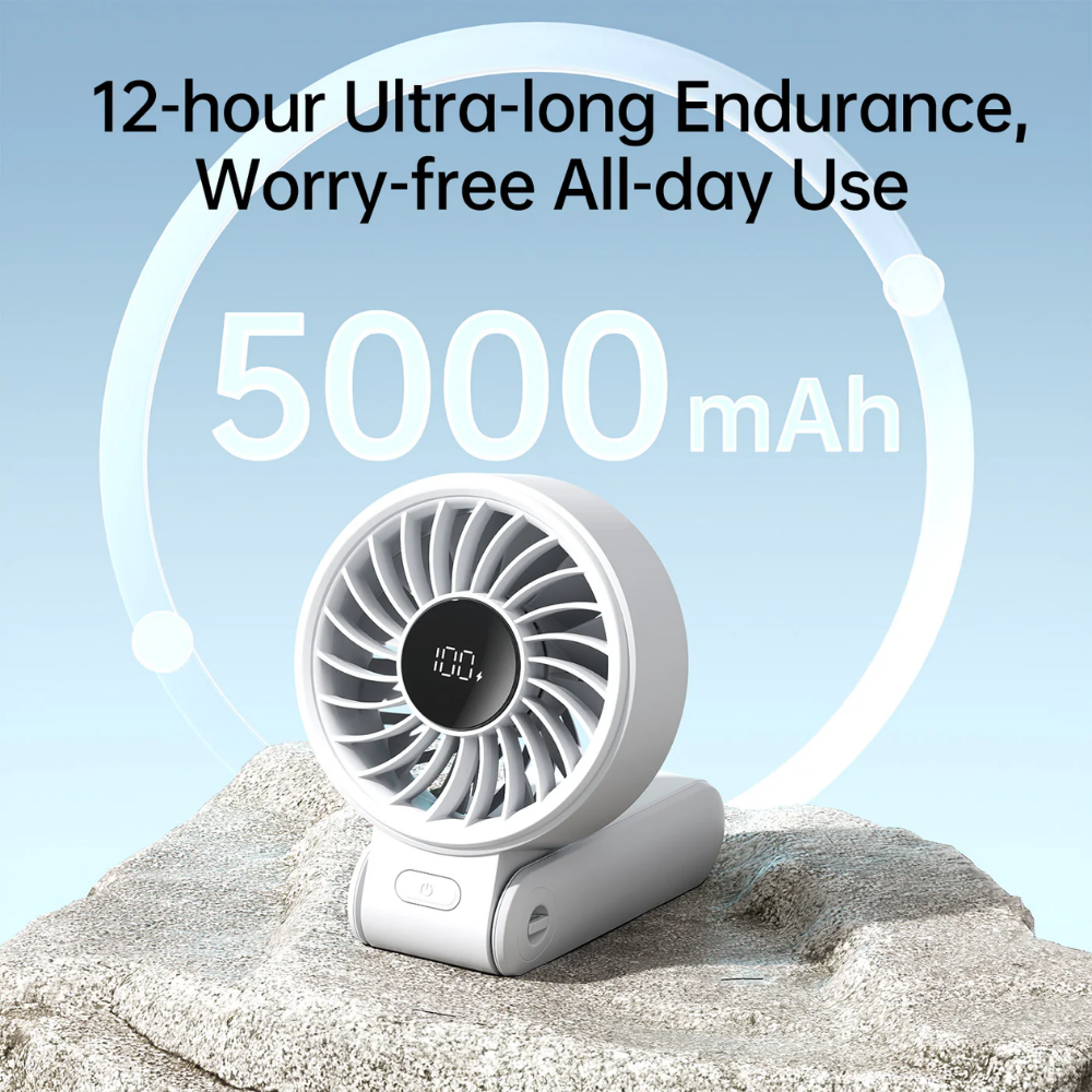 JisuLife - Handheld Fan Life 7 ( 5000mAh ) - Pink