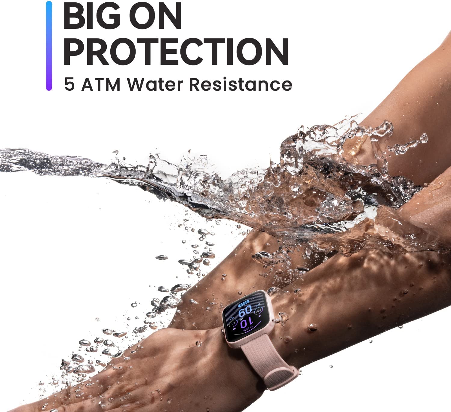 Amazfit BIP 3 Smart Watch-Blue