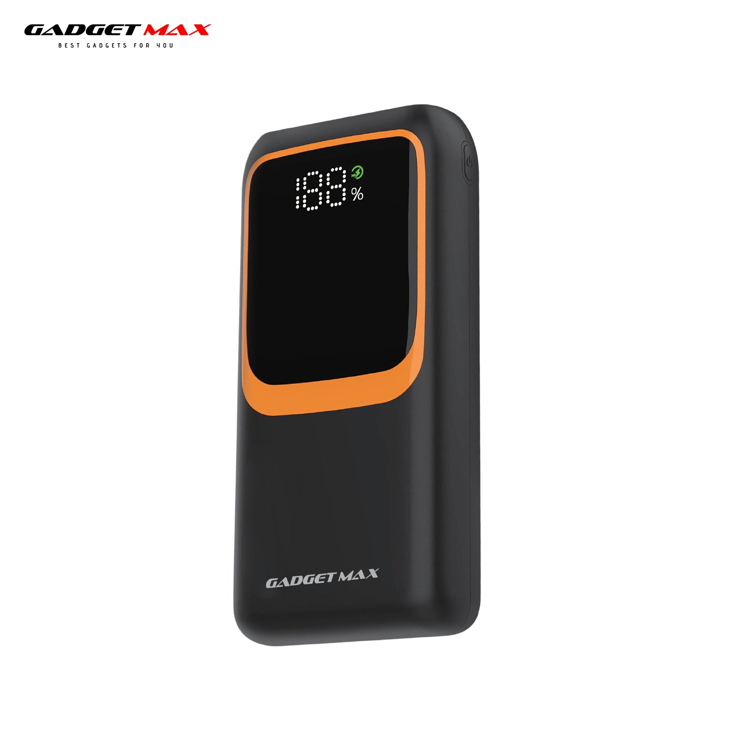 GADGET MAX GB-20PRO 20000MAH PD20W+ QC22.5W WITH CABLE FAST CHARGING POWER PRO DIGITAL DISPLAY POWER BANK (OUTPUT-4USB)(TYPE C-IN/OUT)(IPH-IN/OUT)