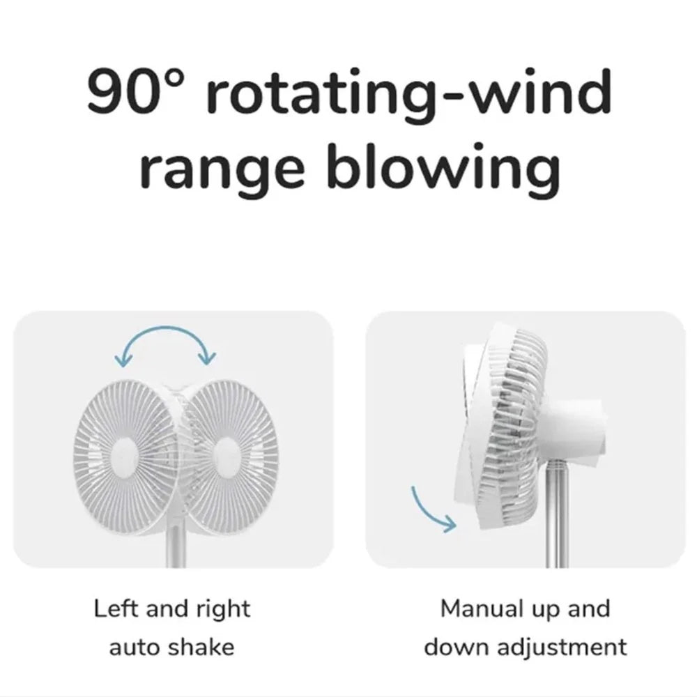 JisuLife - Table Fan Life 7 ( 8,000mAh ) - White