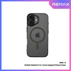 REMAX - RMC-8 iPhone 17 Case ( Ruilian Naked Series ) - Black