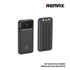 REMAX RPP-683 Reyluck Series 10000mAh Power Bank(2.1A) - Black