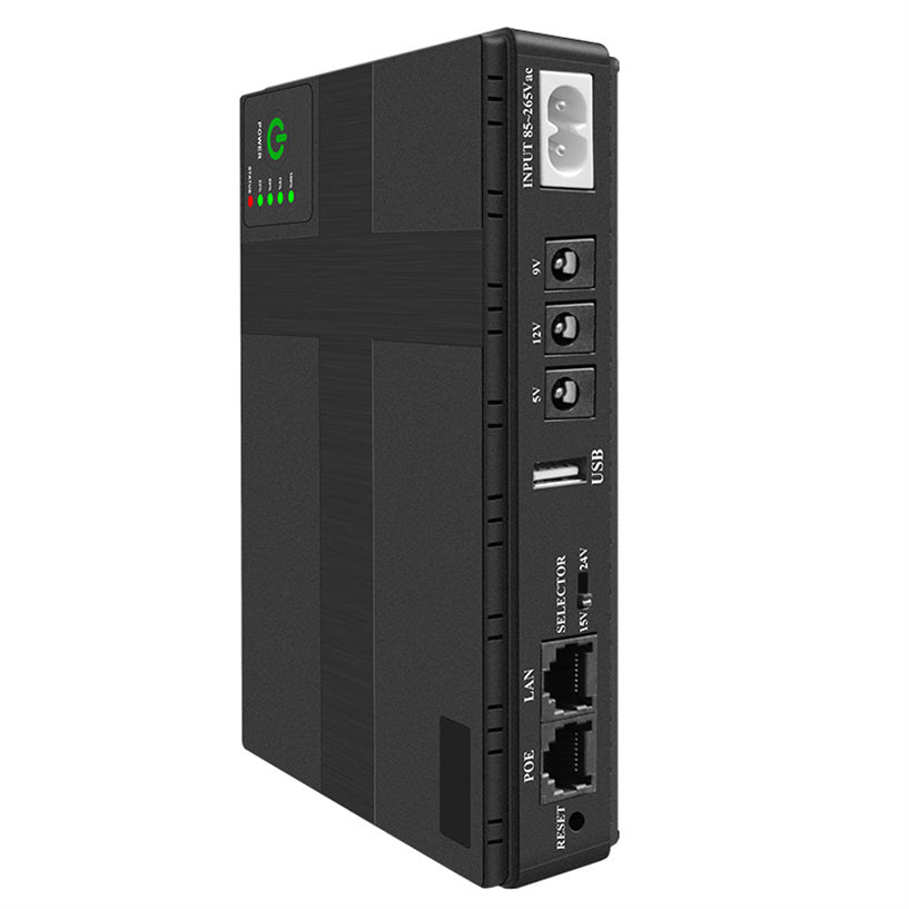 T-PRO - Shanpu 10400mAh 18W Multifunction Network Mini UPS - Black