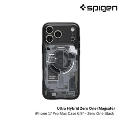 Spigen - Ultra Hybrid MagFit Zero One Case For iPhone 17 Pro Max - Zero One Black