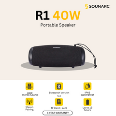 SOUNARC R1 40W Portable Speaker