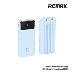 REMAX RPP-683 Reyluck Series 10000mAh Power Bank(2.1A) - Blue