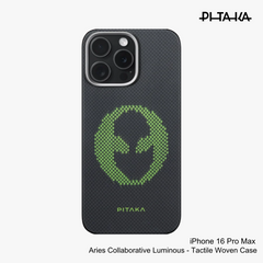 PITAKA - iPhone 16 Pro Max Case ( Aries Tactile Woven ) - Alien