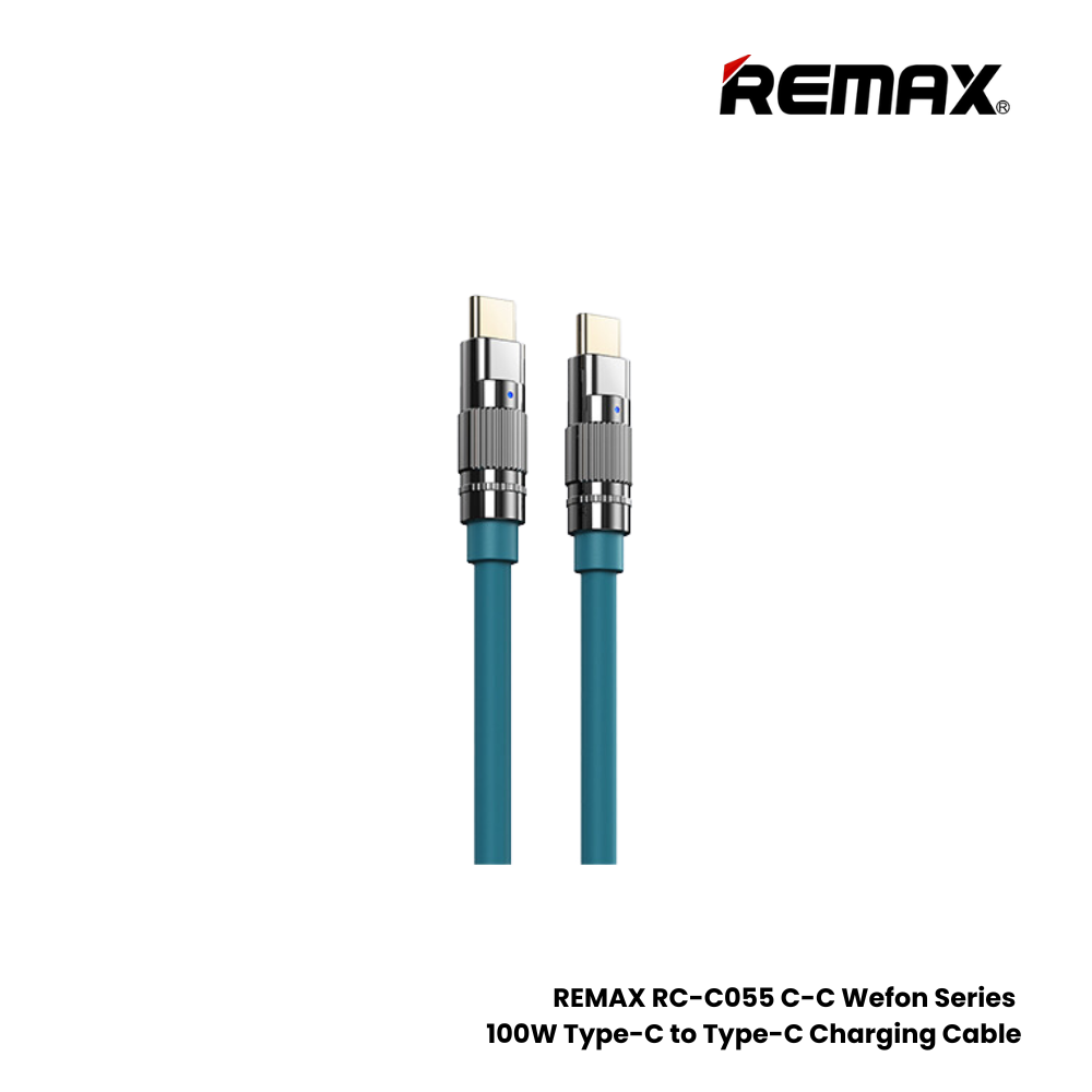 100W ( C to C )-REMAX RC-C055 C-C Wefon Series 100W Type-C to Type-C Fast Charging Data Cable - Purple