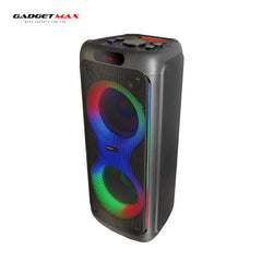 GADGET MAX GMPT-80 PARTY BOX 80W (10"*2) BLUETOOTH SPEAKER