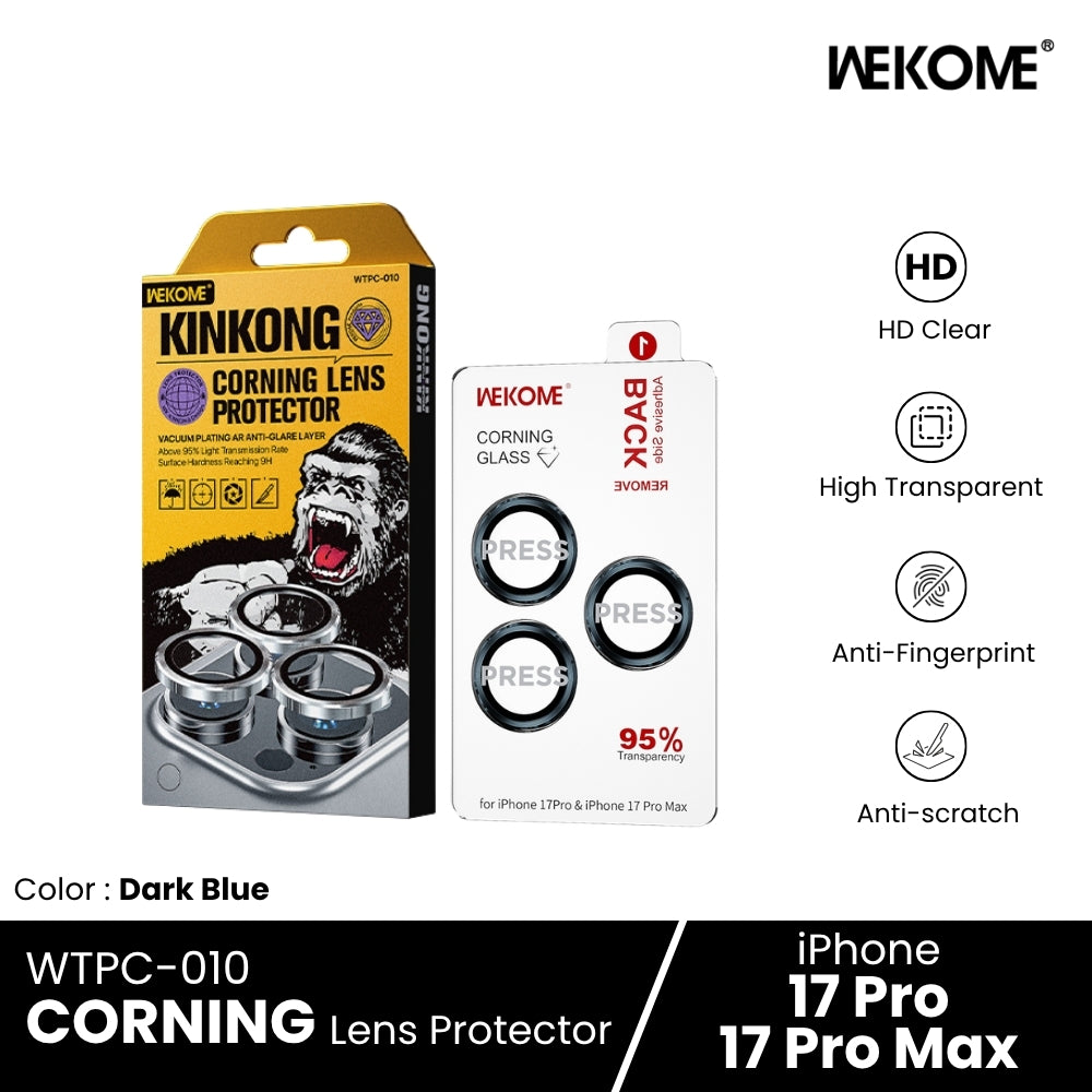 WEKOME - WTPC-010 Corning Lens Protector - Blue