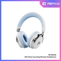 REMAX - RB-920HB ANC Noise Cancelling Bluetooth Wireless Headphone - White