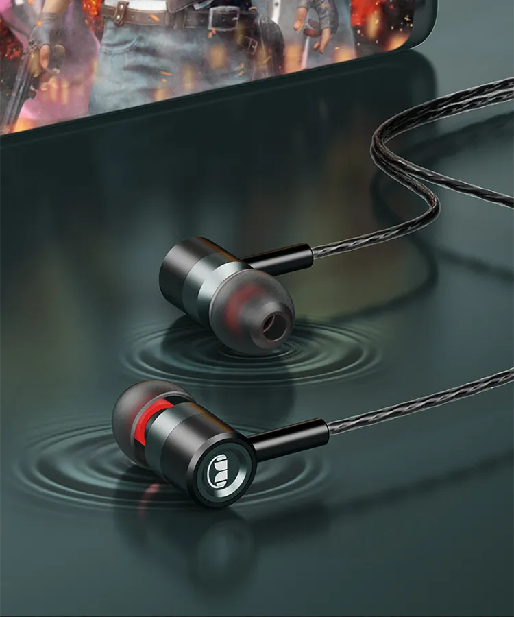 REMAX RM-598A TYPE-C METAL EARPHONE (WIRED), MONSTER METAL FOR MUSIC & CALL Type C Stereo Sound Wired Headset ,USB C headphone , Type C Earphone For Samsung,Huawei ,Xiaomi