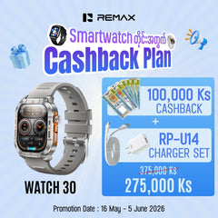 REMAX - Watch 30 AMOLED GPS Outdoor Smart Watch - Silver