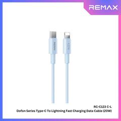REMAX - RC-C123 C-L Dofon Series Type-C To Lightning Fast Charging Data Cable ( 20W ) - Blue