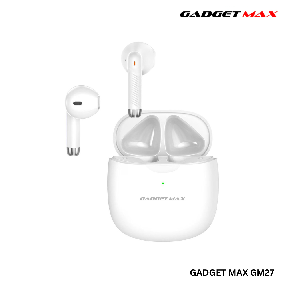 GADGET MAX GM27 Flow Series Bluetooth True Wireless TWS Earbuds - White