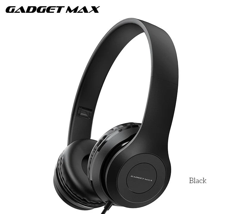 GADGET MAX - GM15 Starsoung 3.5MM Wired Headphone - Black