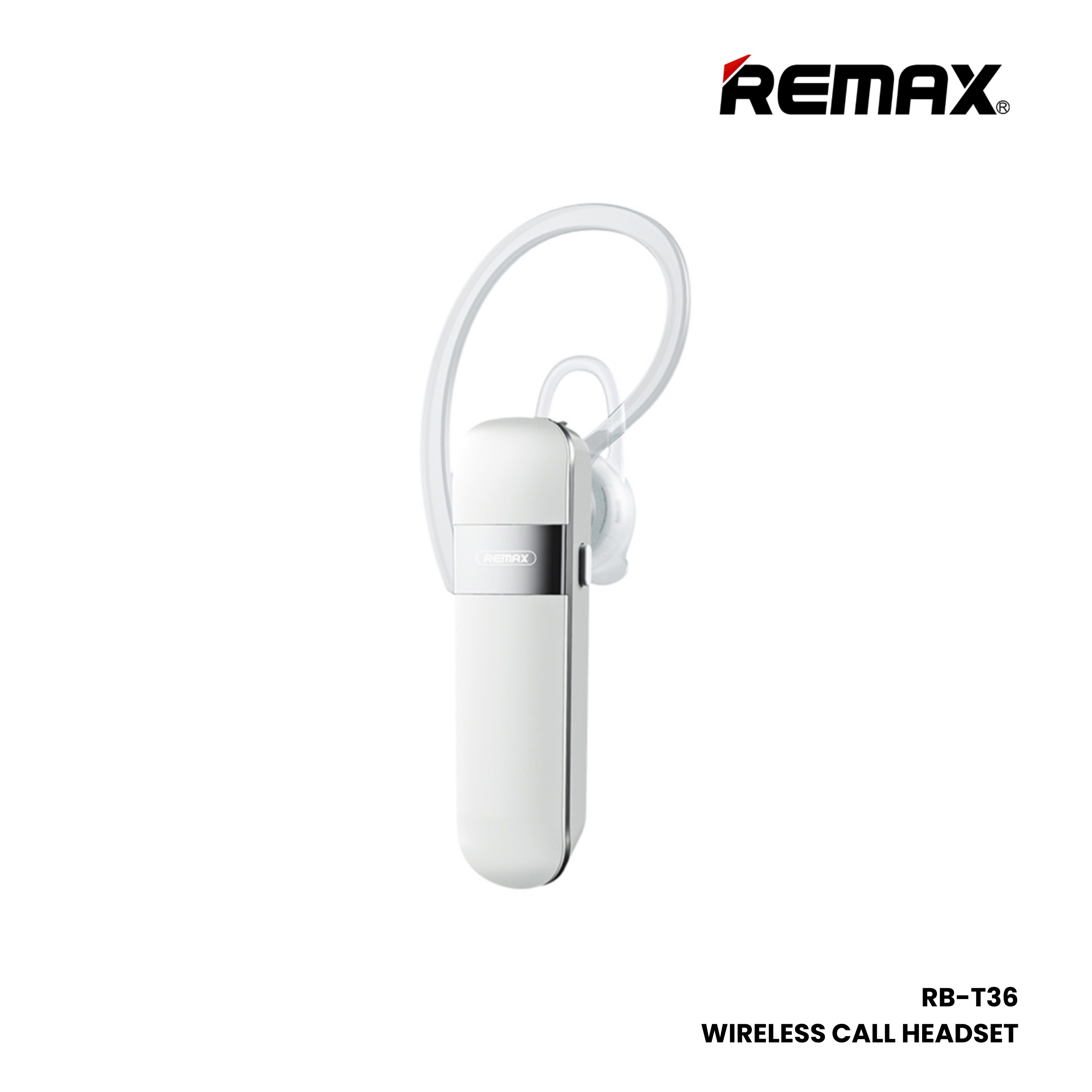 REMAX RB-T36 Wireless Bluetooth Headset - Black