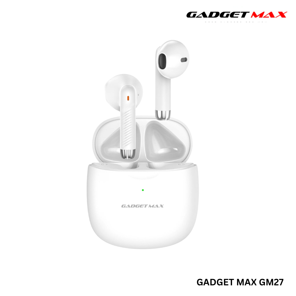 GADGET MAX GM27 Flow Series Bluetooth True Wireless Earbuds - White