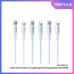 REMAX - RC-C123 C-L Dofon Series Type-C To Lightning Fast Charging Data Cable ( 20W ) - White