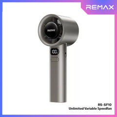 REMAX - RS-SF10 Unlimited Variable Speed Handheld Fan (1800mAh) - Grey