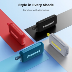 TRONSMART - Trip 2 10W Portable Bluetooth Wireless Outdoor Speaker - Blue