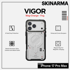 Skinarma - Vigor Magsafe Case For iPhone 17 Pro Max - Fog