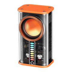 REMAX RB-M68 Transparent Mecha Wireless Bluetooth Speaker - Orange
