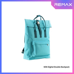 REMAX - 606 Digtal Double Backpack - Navy Blue