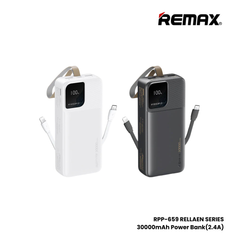 REMAX RPP-659 Rellaen Series 30000mAh Fast Charging Power Bank(2.4A) - Black