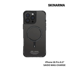 Skinarma iPhone 16 Pro 6.3" Saido Mag-Charge Case - Black