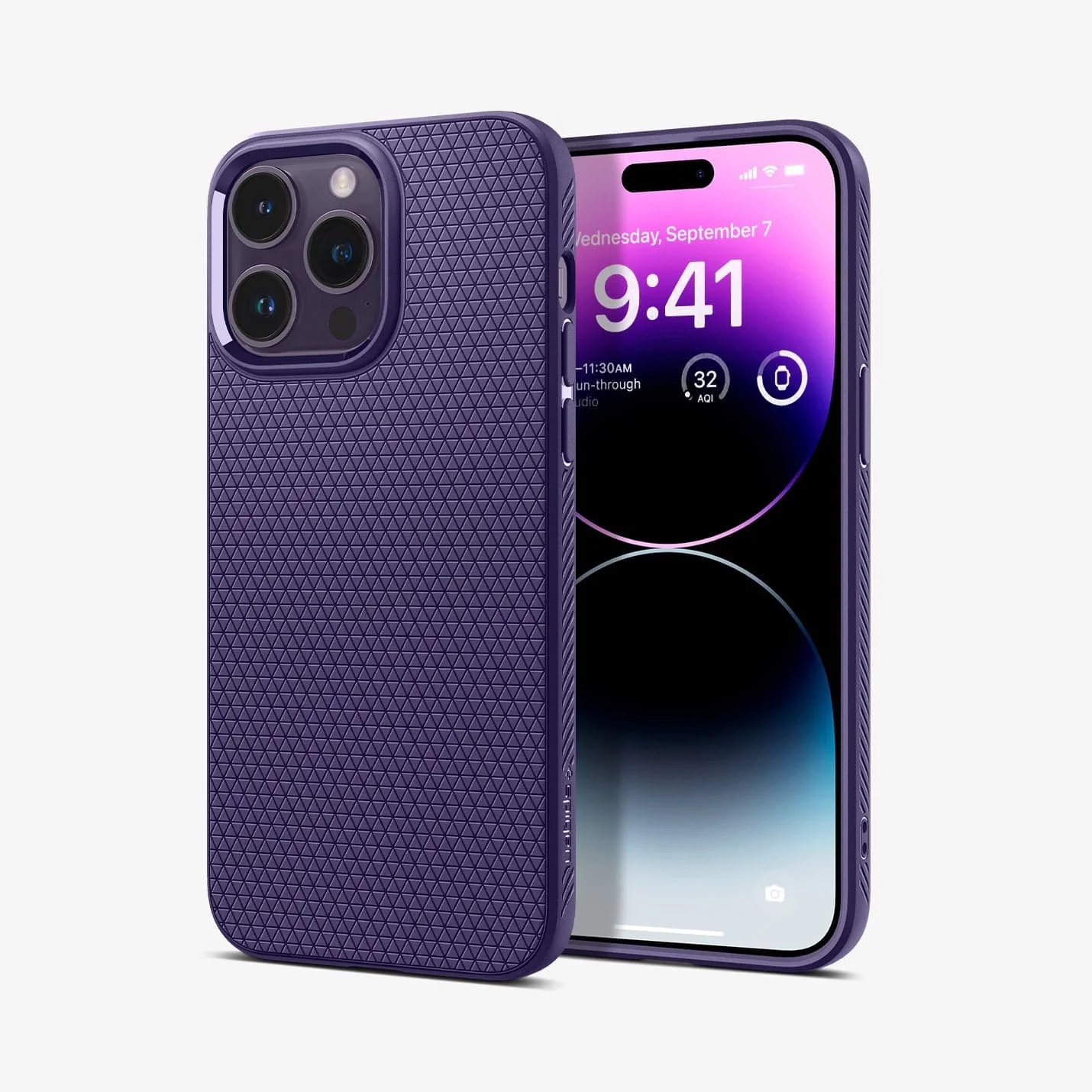 Spigen iPhone 14 Pro Liquid Air Series-Deep Purple