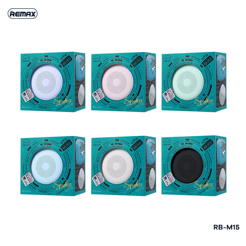 REMAX RB-M15 ZENS SERIES OUTDOOR WIRELESS BLUETOOTH SPEAKER, Outdoor Speaker, Wireless Speaker-Blue