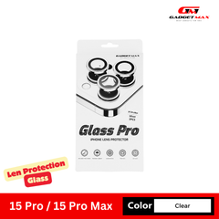 GADGET MAX Glass Pro Camera Lens Protection Glass for iPhone 15 Pro / 15 Pro Max