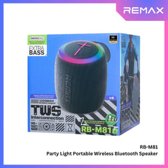 REMAX - RB-M81 Party Light Portable Wireless Bluetooth Speaker (7W) - Black