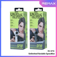 REMAX - RS-SF10 Unlimited Variable Speed Handheld Fan (1800mAh) - Grey