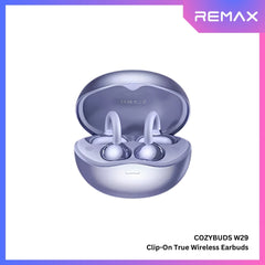REMAX - Cozybuds W29 Clip-On Bluetooth Wireless Earbuds - Blue