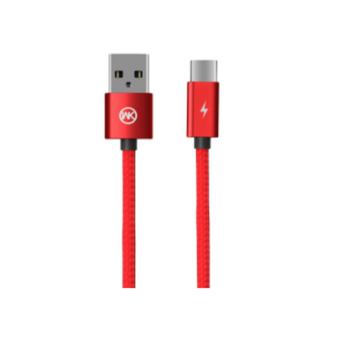 WK WDC-093A MICRO FULNEN SERIES CABLE FOR Type C2.4A (1M) - Red