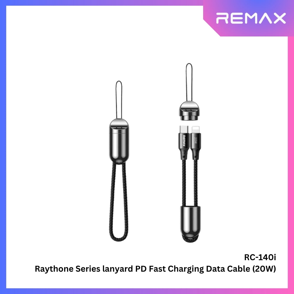 REMAX - RC-140i C-L Raythone Series Type-C to Lightning Fast Charging Data Cable (20W) - Tarnish