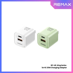 REMAX RP-U8 King Series 20W A+C Charger - White