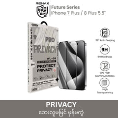 REMAX - WL-03 Future Series Privacy Tempered Glass - iPhone 7 Plus / 8 Plus (5.5")
