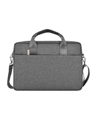 WIWU 15.6 MINIMALIST LAPTOP BAG PRO, Laptop Bag With Strap ,Laptop Hand Bag , Accessories Bag, Macbook Bag Grey